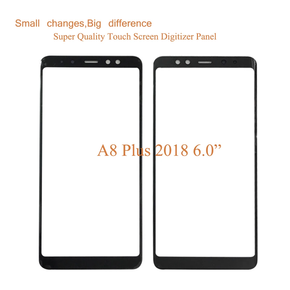 10 шт./лот для samsung Galaxy A8 Plus сенсорный экран передняя стеклянная панель A530 ASM-A530F сенсорный экран Внешний объектив A730 SM-A730F