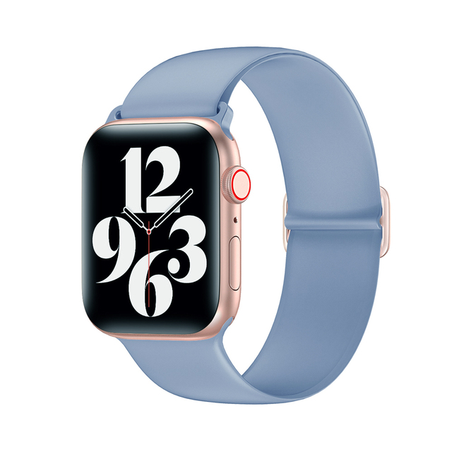 Loop Strap For Apple Watch Band 41mm 45mm 40mm 44mm 42mm 38mm adjustable Elastic Sport Bracelet iwatch Band 7 SE 6 5 4 3 2