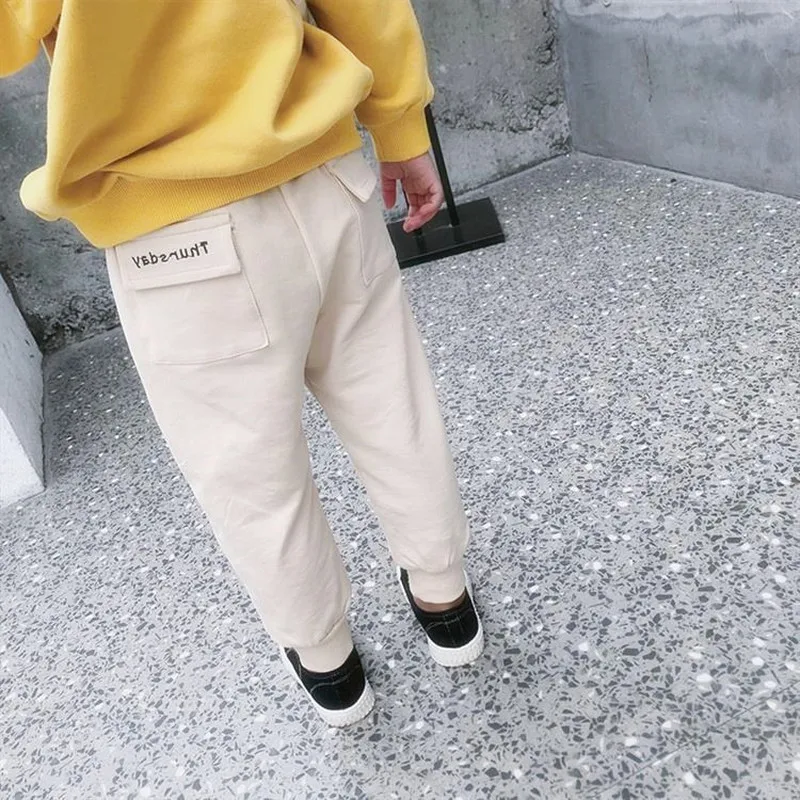 

Autumn Toddler Boy Pants Cotton Baby Harem Pants Baby Girl Clothes Winter Kids Trousers for Girls Leggings Children Capris 2-8Y