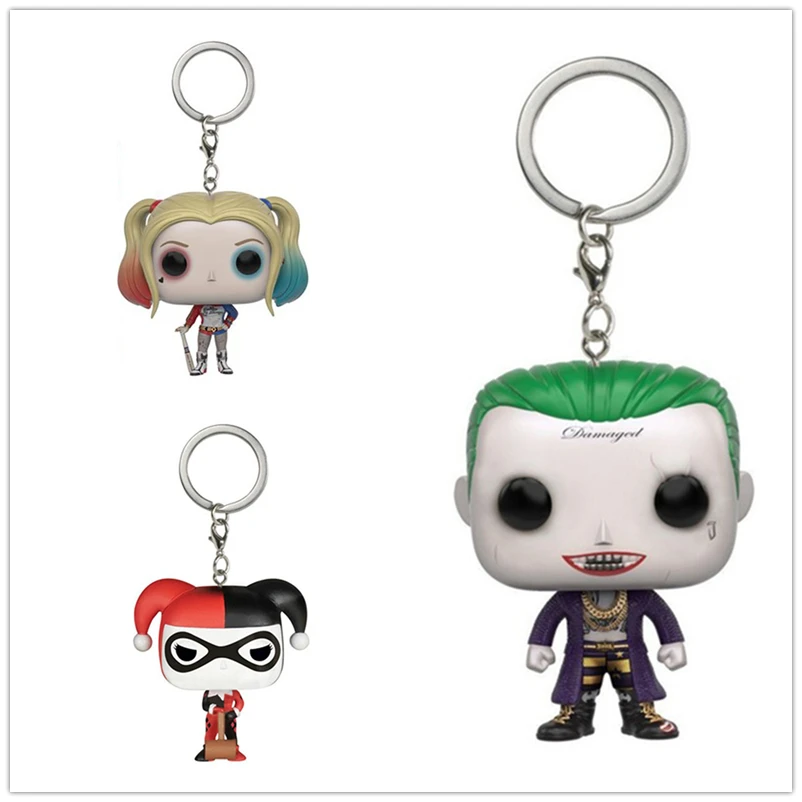 Карманный Брелок для ключей Pop официальная экшн фигурка отряда самоубийц Джокер
