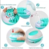 Pet Dog Cat Bath Brush 2-in-1 Pet SPA Massage Comb Soft Silicone Pet Shower Hair Grooming Cmob Dog Cleaning Tool Pet Supplies 2