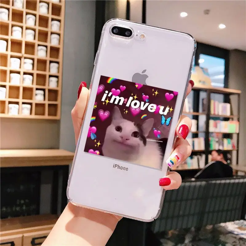 super cute cat dog cartoon pink Heart-shaped YOU&ME