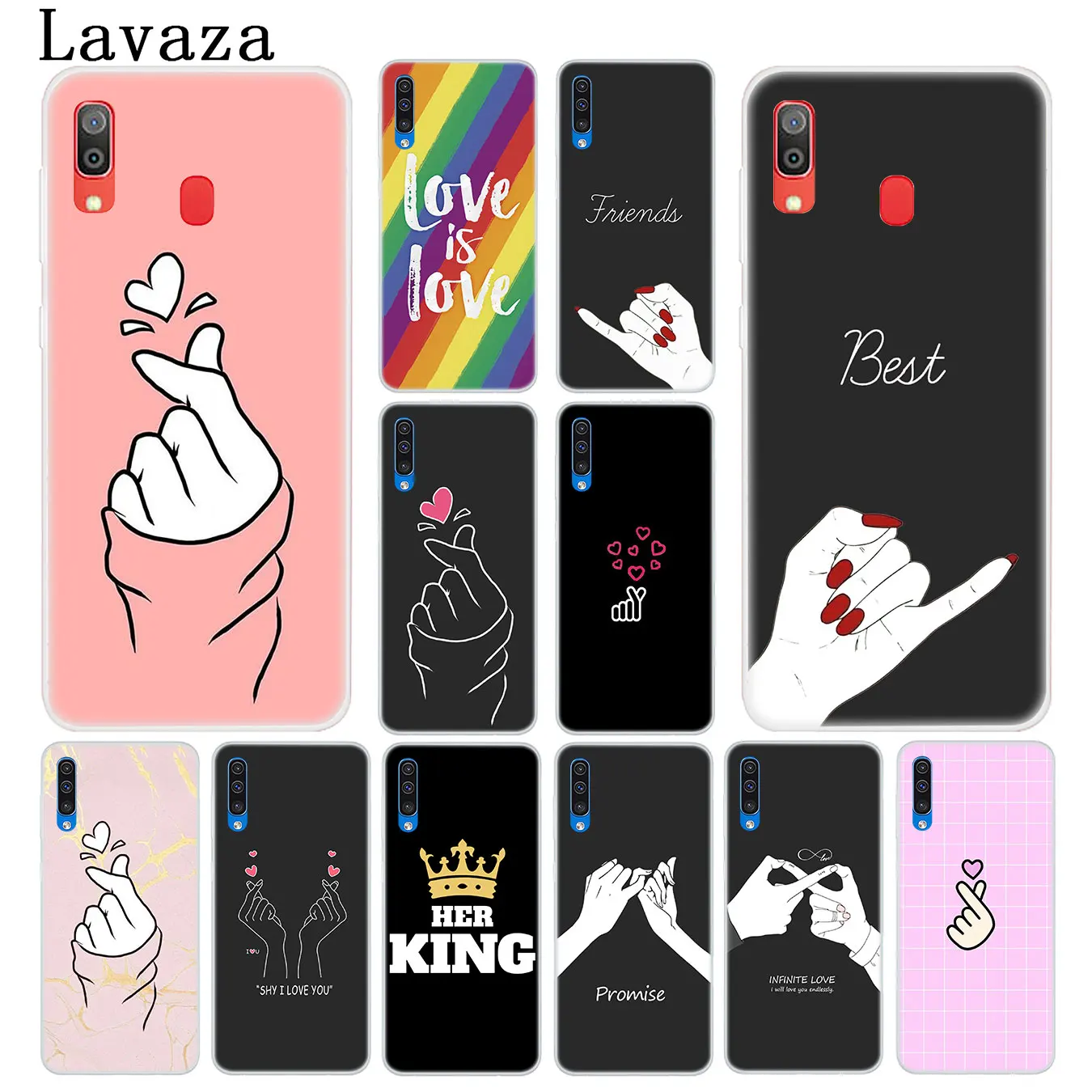 Lavaza любовь на кончиках пальцев kpop Сердце жесткий чехол для телефона samsung Galaxy A20E M40