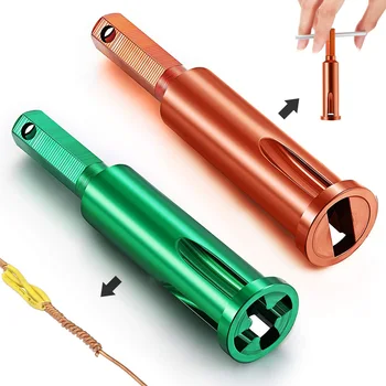 

2pcs Cable Stripping Portable Home Metal Terminals Wire Twisting Tool Quick Connector Automatic Peeling Mini Manual Electric
