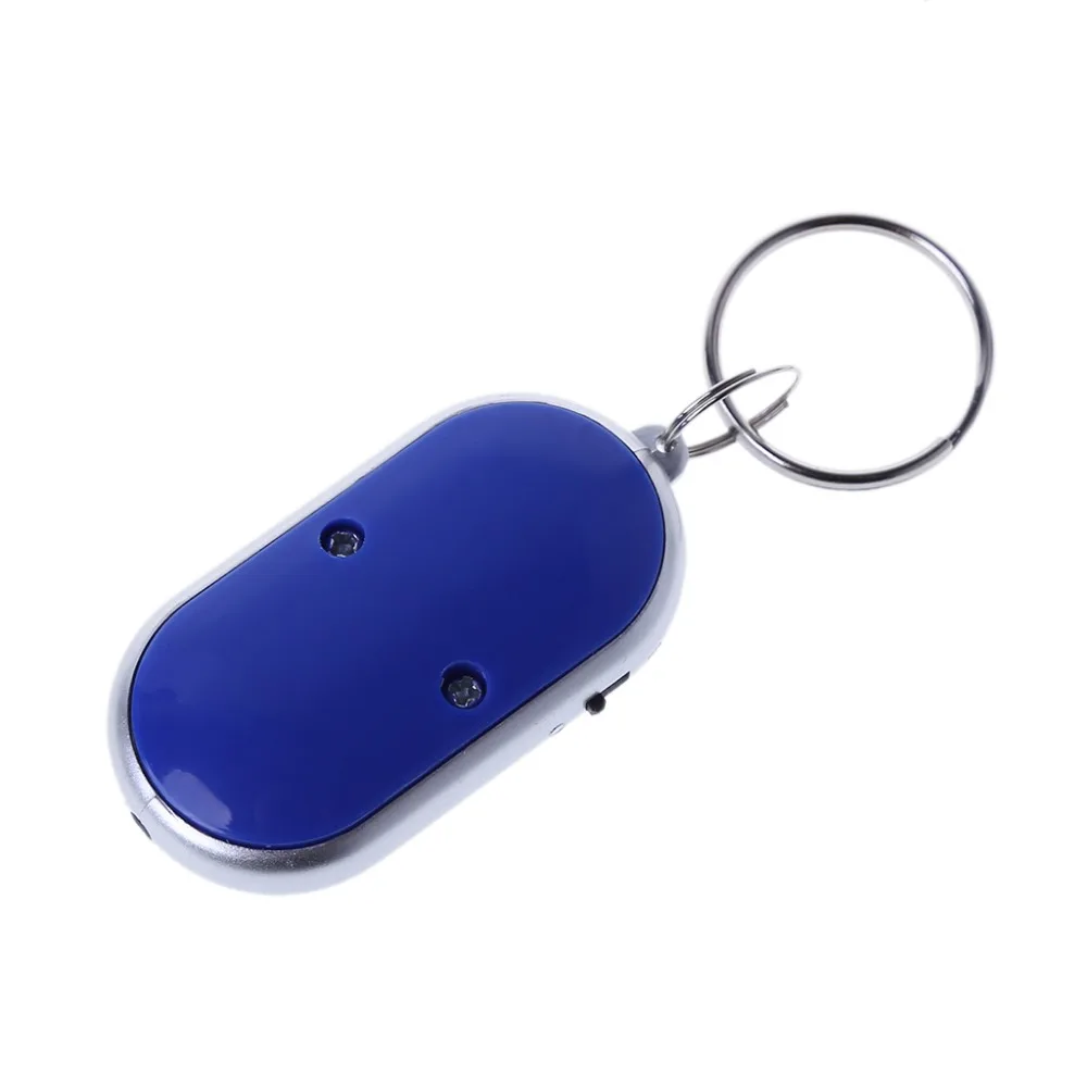 Anti-lost Whistle Sound Key Finder Wireless Smart Flashing Beeping Remote Keyring Locator with Keychain Alarm Reminder