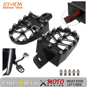 

Motorcycle Wide Footpegs Footrests Foot Pegs For Harley CVO Road Glide FLTRXSE Road King Special FLHRXS Roadster XL1200CX 17-19