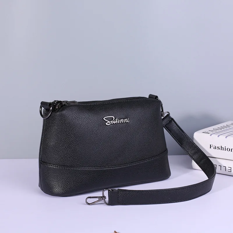 

Wholesale 2019 Spring New Style WOMEN'S Bag Middle-aged Women's Simple Shoulder Bag Korean-style Middle-aged WOMEN'S Bag Mom Han
