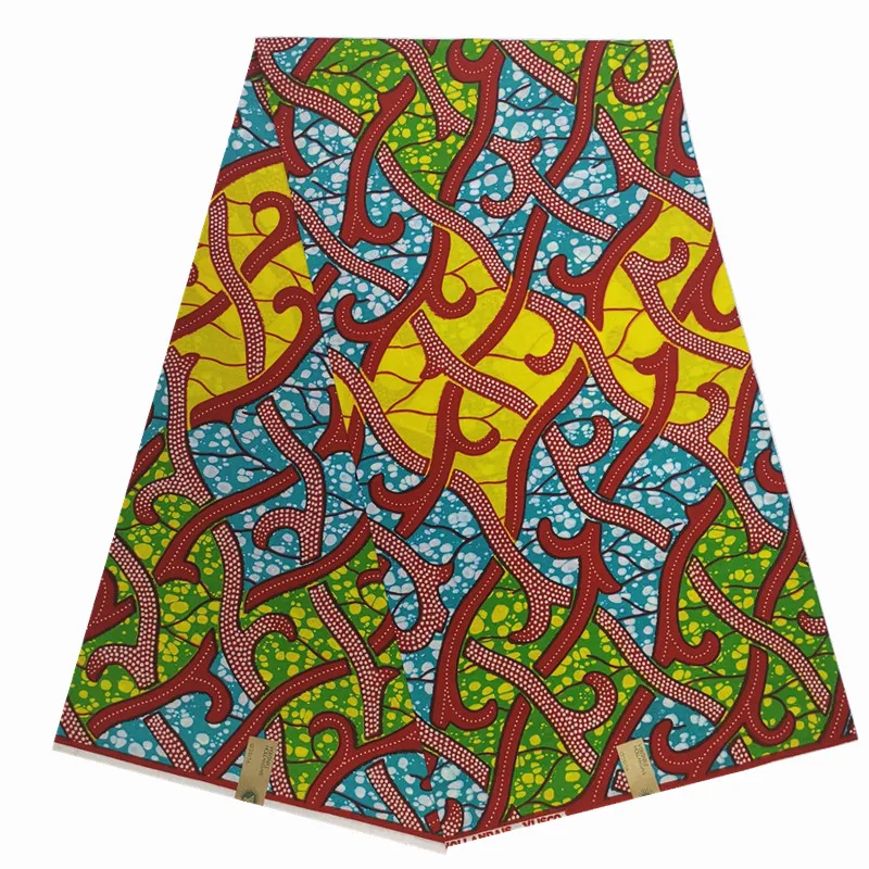 Дешевая оригинальная настоящая вощеная ткань с Африканским узором хлопок Воск Принт-материал принты Анкара ткань