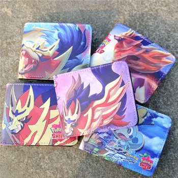 

GAME aNIME pokemon sword and shield Coin PU Leather Wallet Purse Bag Holder Layer Cool Hot 5style
