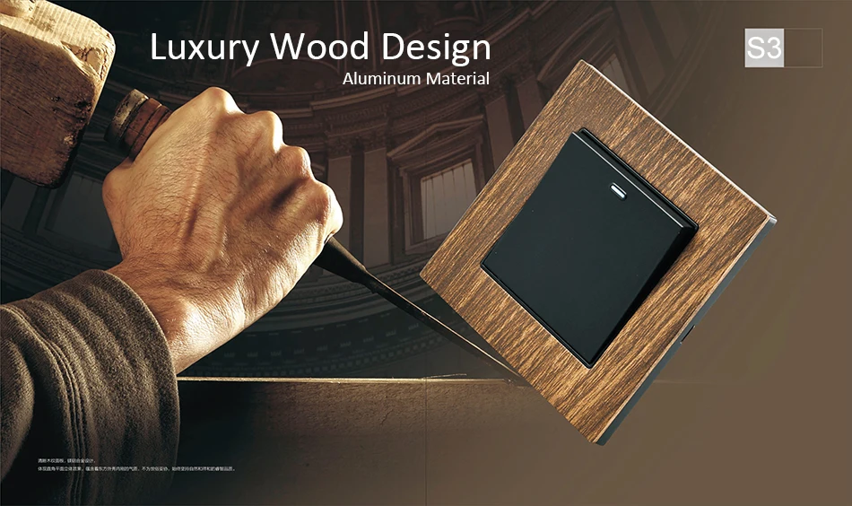 Wallpad luxo hotel shaver carregador soquete função