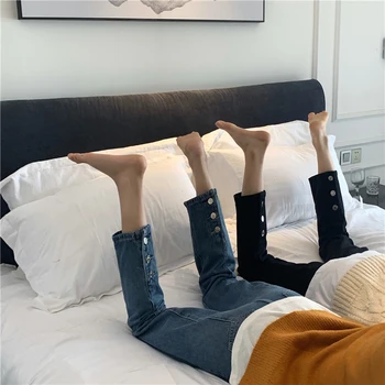 

Pants 2020 new spring clothing plus size women's fashion jeans jeans tide