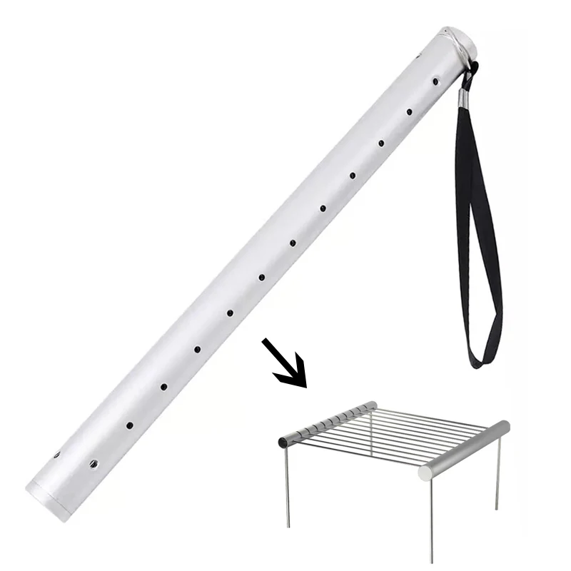 Barbecue Grill Portable Mini BBQ Grill Collapsible Stainless Steel BBQ Holder Folding Grill Barbecue Accessories For Home Outdoor Park Use