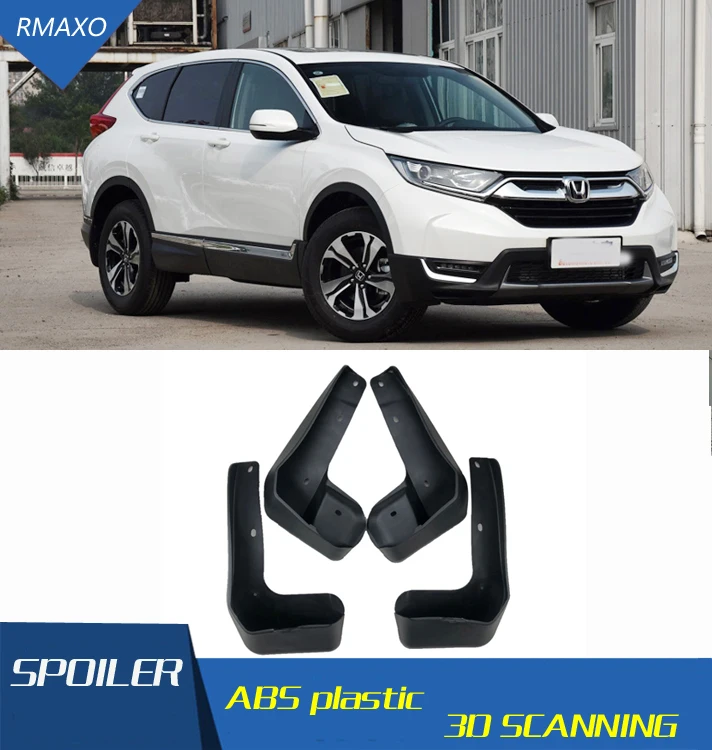 Брызговики передние для Honda CRV 2017 2019 с цветным и задним клапаном|Грязезащита| |