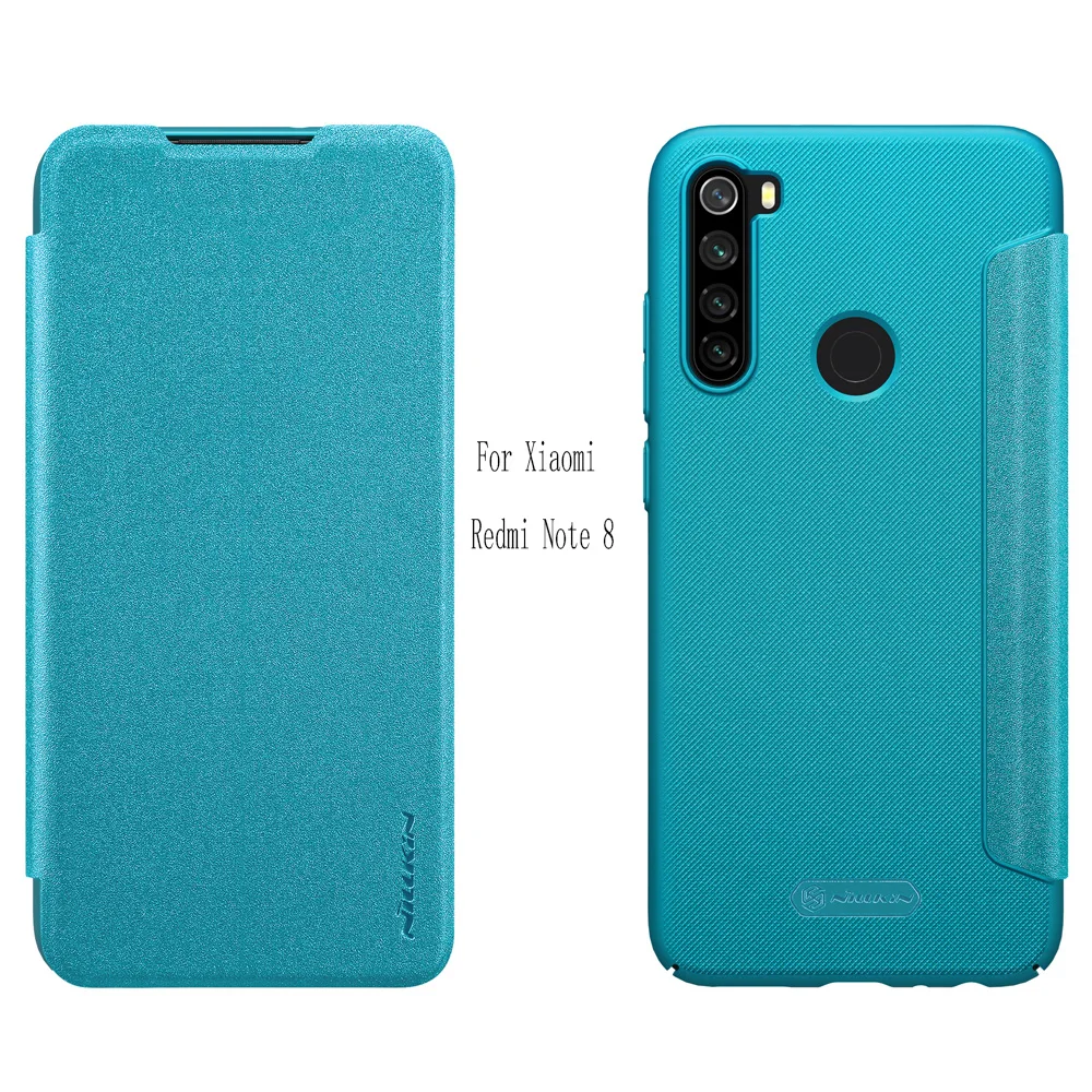 Для xiaomi redmi 4x чехол NILLKIN sparkle PU кожаный флип smart wake up для Note 7/7s/7 Pro Чехол 8/8 Pro|flip cover|case