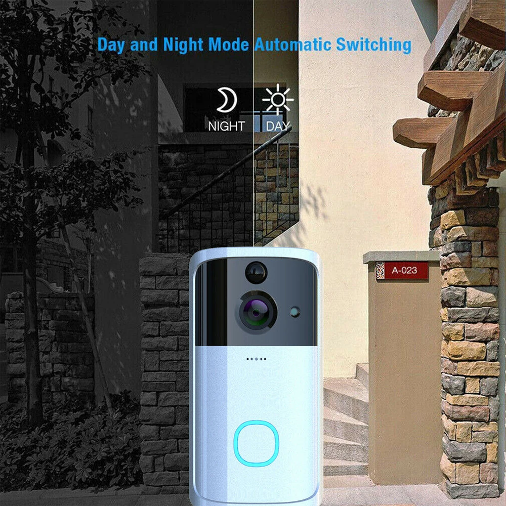 M7 WiFi видео дверной звонок Смарт IP видео домофон Wi-Fi видео дверной телефон для квартиры ИК сигнализация беспроводная камера безопасности