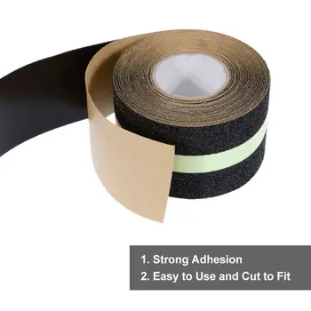 

Glow In The Dark Anti-Slip Stairs Tape DIY Self-Adhesive with Green Fluorescent Strips Safety Track Tape