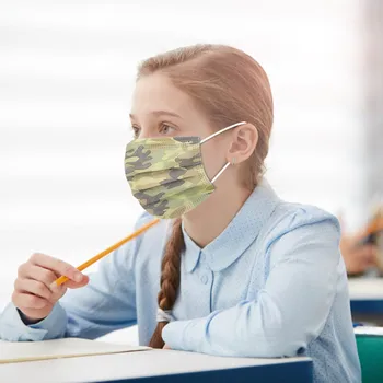 

100pcs children mask protection face mask for kids dust-proof maske adjustable cartoon maske girls back school masque enfants