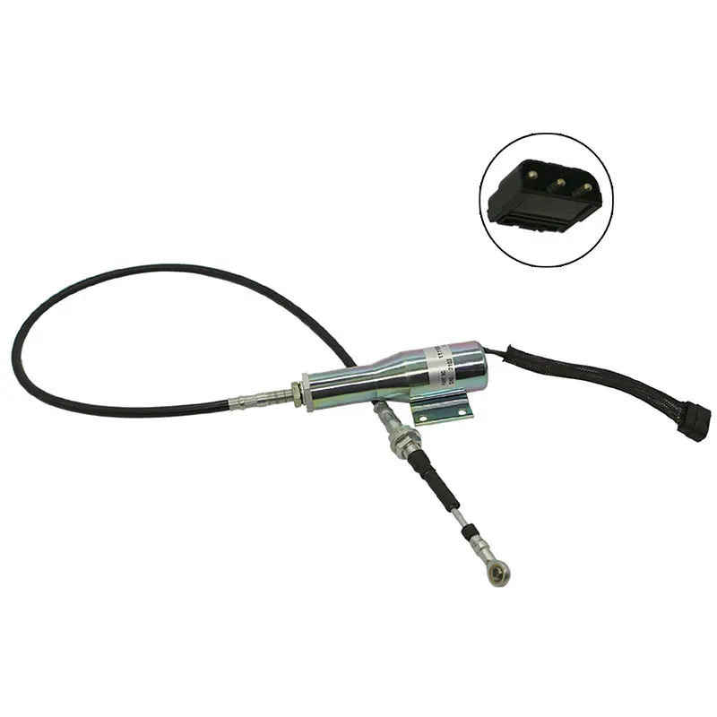 24v Fuel Cut Off Solenoid Valve Sa464624 Sa474424 Compatible With