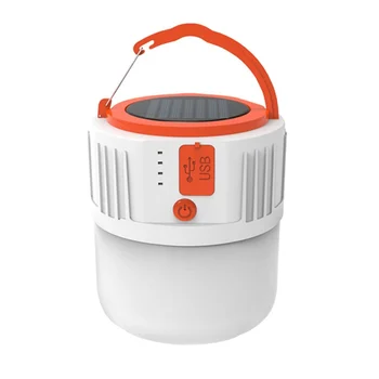 

Multifunction Solar LED Camping Light USB Rechargeable Emergency Light for Outdoor Camping Hiking BBQ
