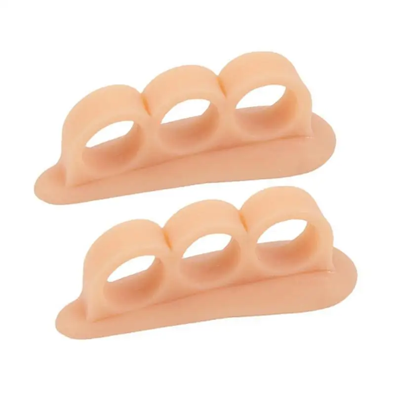 2 PCS/lot Hallux Valgus Orthopedic Gel Silicone Hammer Claw Toe Separator Correction Straightener Toe Overlapping Corrector