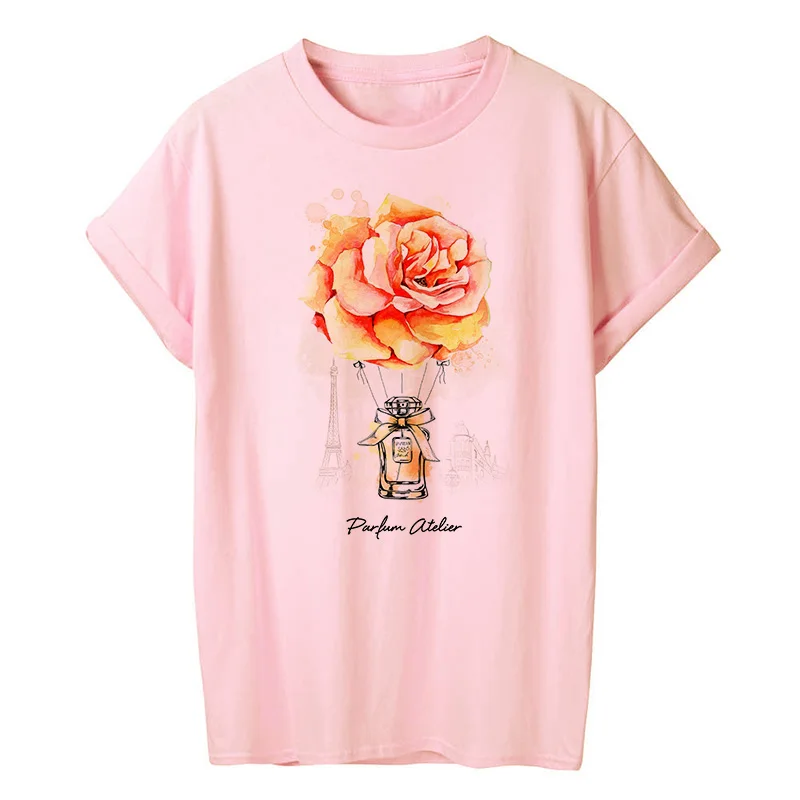 Yellow T Shirt Women 2020 New Summer Short Sleeve Floral Flower Fashion Lady Top Tshirt Ladies Womens Graphic Female Tee T-Shirt