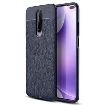 

30pcs/lot For Xiiaomi Redmi K30 Shockproof Skin Slim Litchi Armour Rubber TPU Case For Xiiaomi Redmi K30