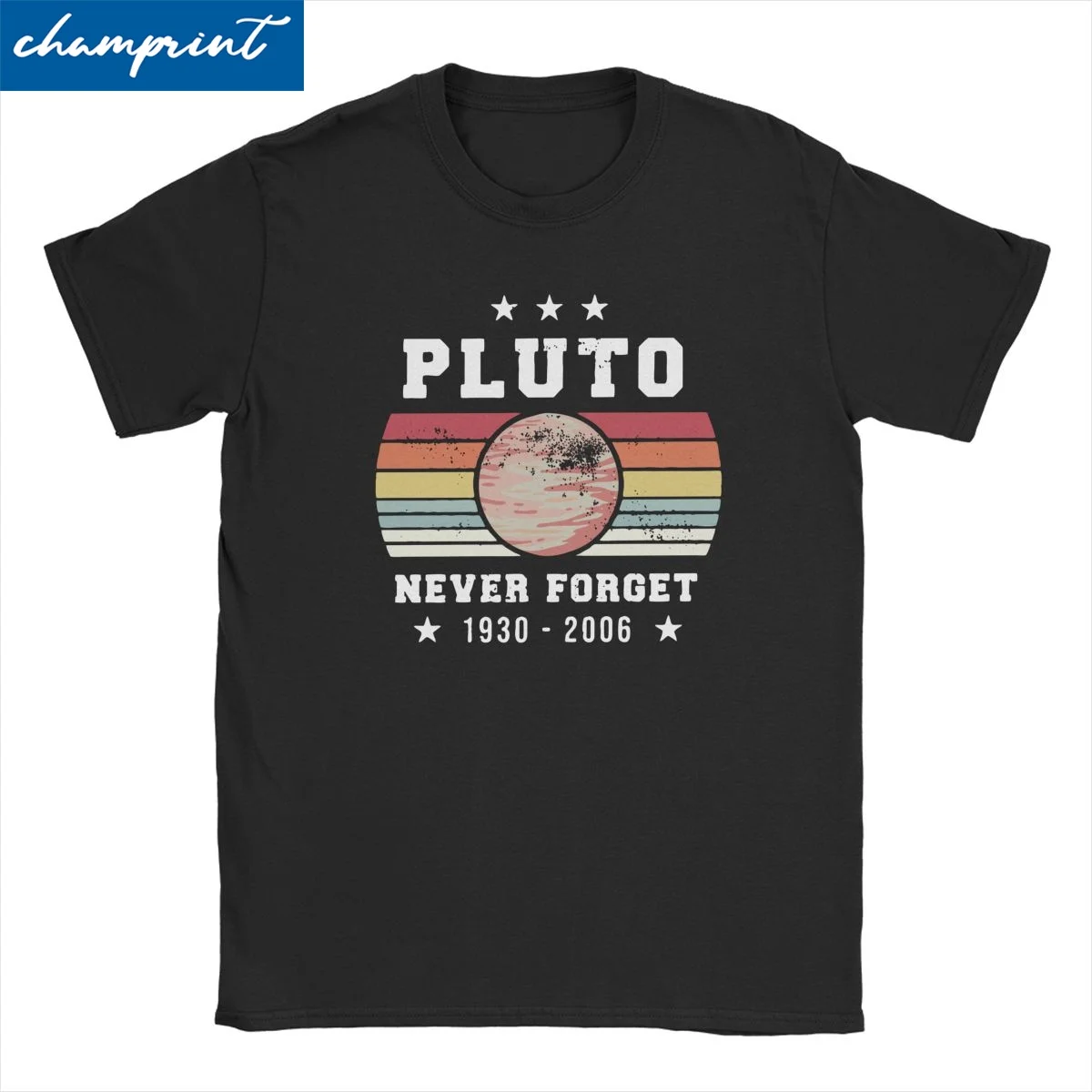 Non Dimenticare Mai Pluto Vintage Astronomia Magliette Uomo Donna Divertenti Magliette Planet Space Science Tees Vestiti A Maniche Corte Plus Size