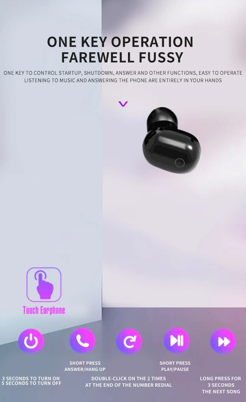 DT 8 TWS сенсорные Bluetooth наушники с отпечатком пальца для iPhone Xiaomi Redmi note 7 HD стерео игровые беспроводные наушники гарнитура