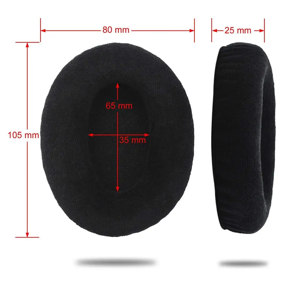 Запасные бархатные накладки для наушников Sennheiser HD545 HD565 HD580 HD600 HD650 чехлы запасные