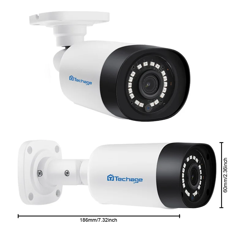 8CH 5MP POE NVR Kit H.265 CCTV Security System IP66 Outdoor Waterproof IP Camera Motion Detect P2P