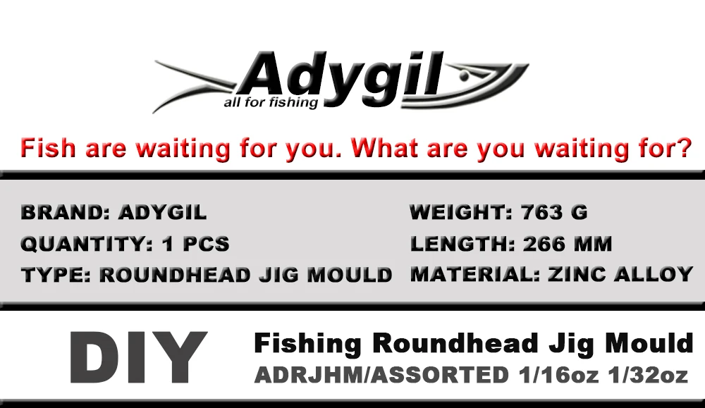 Adygil DIY рыболовные Круглоголовые джига плесени ADRJHM/разные комбо 1/16 унций(1,75 г), 1/32 унции)(0,875g) в комплексе 8seasons стаканчики для минеральных водов