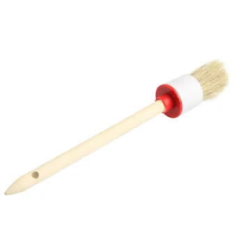 

Car Brushes Detailing Dash Wheel Cleaning 20-45mm W/ Wood Handle Kit 5pc Durable