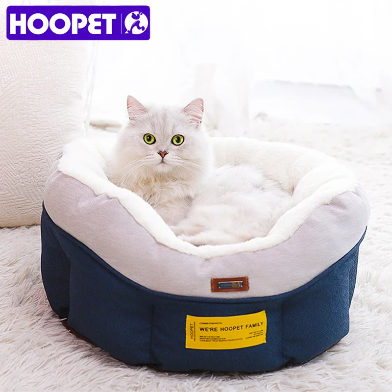 HOOPET Cat Bed Pet Dog House Bed Warm Puppy Mat Autumn/Winter Lovely