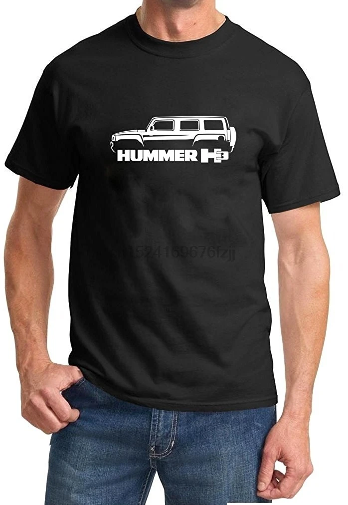 Hummer H3 классический дизайн футболка Повседневная крутая забавные хлопковые топы |