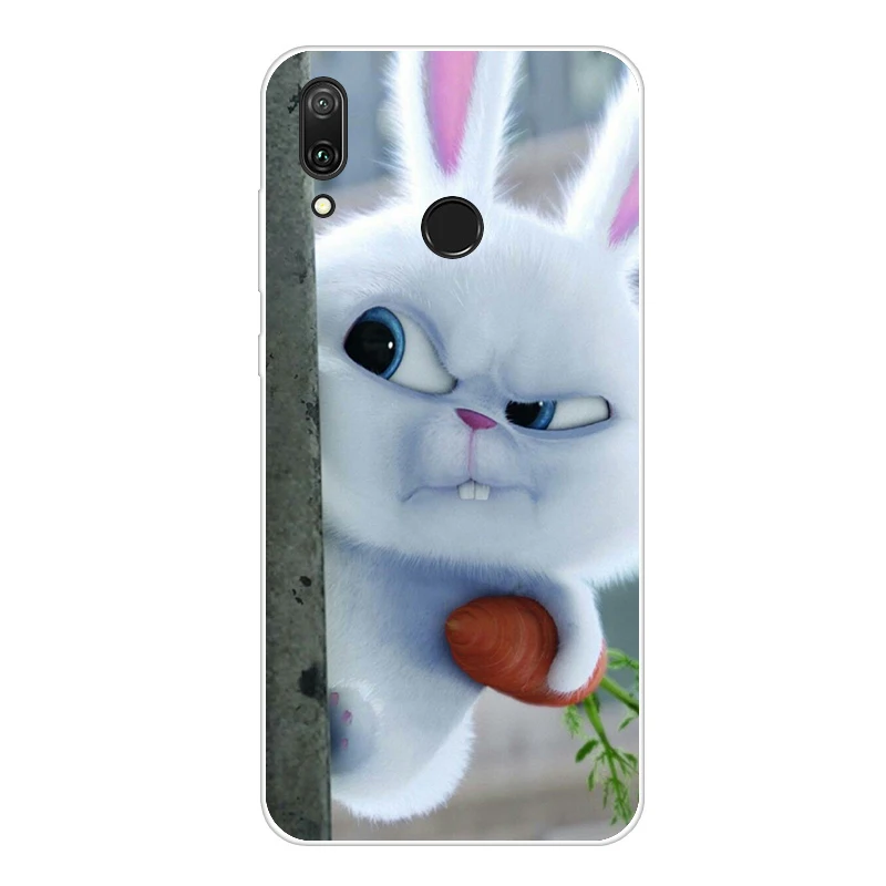 Бордовый Чехол для Huawei Y7 чехол мягкий TPU Coque для Huawei Y7 чехол силиконовый корпус телефона Fundas для Huawei Y7 чехол Capa - Цвет: Бордовый