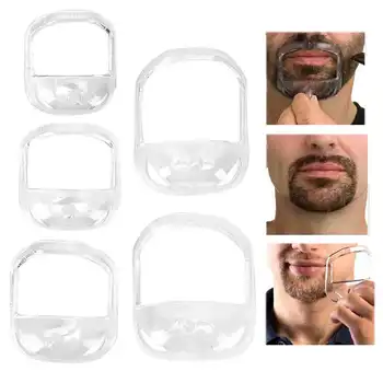 

5 pcs Beard Shaper Professional Mustache Shaping Tool Beard Shaving Styling Template Goatee Outliner Tools for Men Male