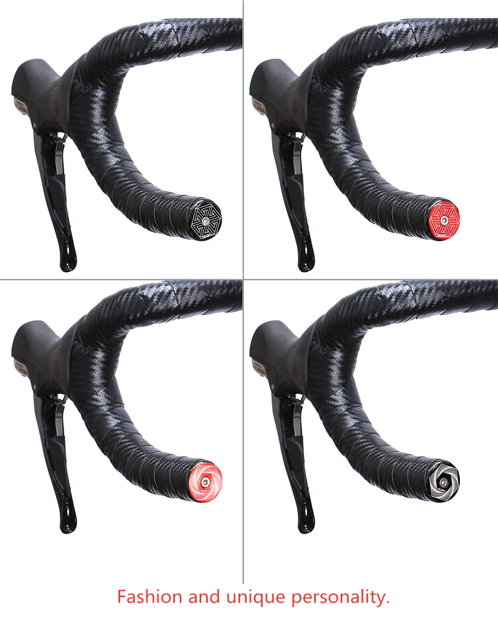 Barre De Guidon Carbone Pour Vélo De Route - Câble Interne, Potence Incluse - Neuf