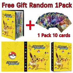 Album de cartes Pokemon, 240 pièces, porte cartes, personnage de dessin animé, jeu, classeur, cartes, favoris 