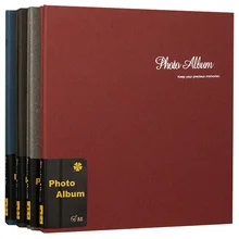18 дюймов высококачественный липкий фотоальбом альбом для скрапбукинга альбом горячего тиснения Свадьба сплошной цвет европейский стиль семейная книга памяти