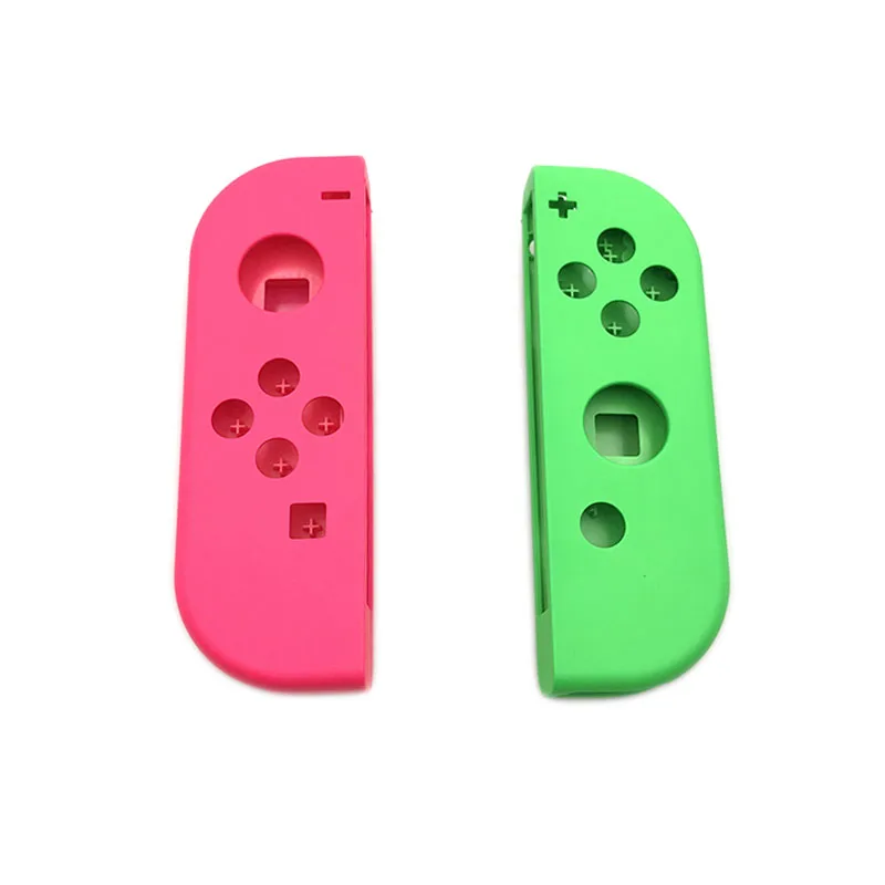 Фиолетовый оранжевый сменный Корпус Корпуса ДЛЯ NS JoyCon, чехол для NX Joy Con, чехол для контроллера - Цвет: pink green