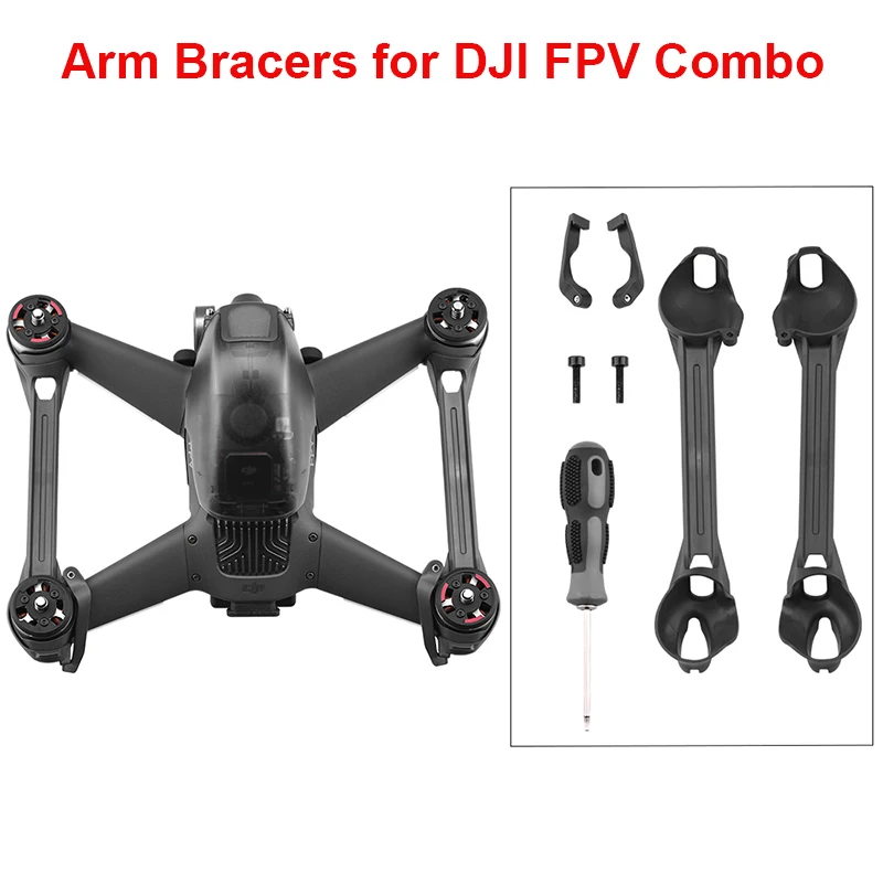 Componente Bracciali Braccio Per Dji Fpv Efficace Rafforzamento Protettivo Per Accessori Bracciali Braccio Fpv Set Con Cacciavite