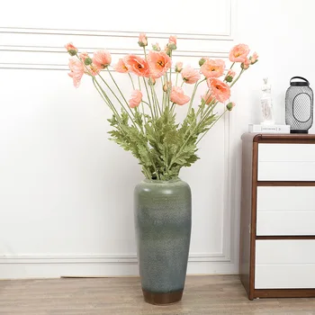 

Lan Kwai Fong Imitation Flowers Flocked Poppy Wedding Exhibition Home Hotel Decoration Artificial Flower Corn Poppy Manufacturer