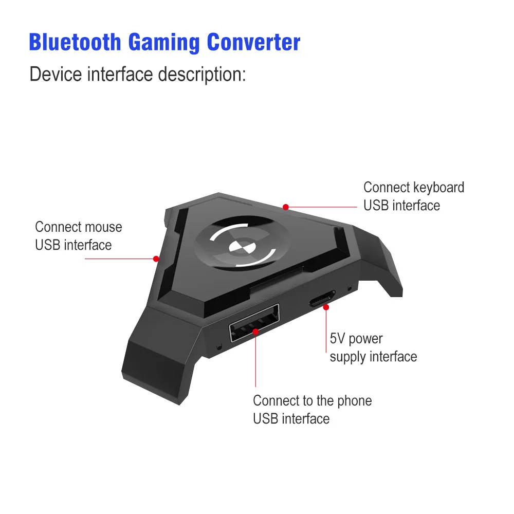 P5 PUBG мобильный Геймпад контроллер Bluetooth 4 1 игровая клавиатура мышь конвертер для
