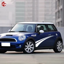 2X Creative Vinyl Car Styling Door Side Stripes Sticker Graphics Body Decal For MINI Cooper S R56 2006-2013 One JCW Accessories