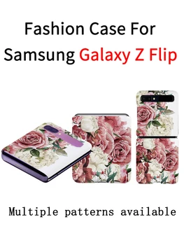 

For Samsung Galaxy Z Flip Zflip SM-F700N Fashion Slim Hard Case Colorful Hardcase Folding Foldable Phone Protective Cover
