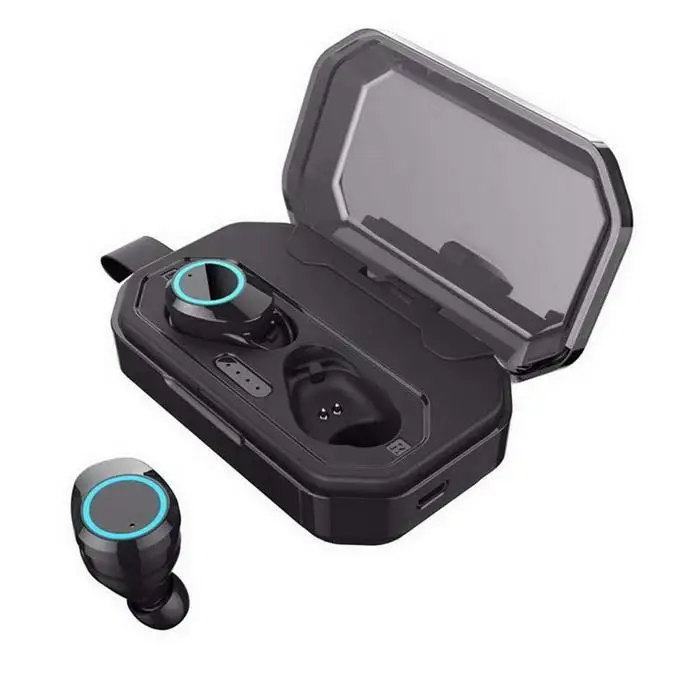 Беспроводная гарнитура TWS Mini Bluetooth 5,0 водонепроницаемые долговечные наушники с шумоподавлением мини-невидимые наушники-вкладыши