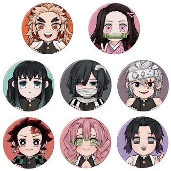 

Popular Anime Demon Slayer: Kimetsu No Yaiba Kamado Tanjirou Cosplay Badge Backpacks Bags Badges Button