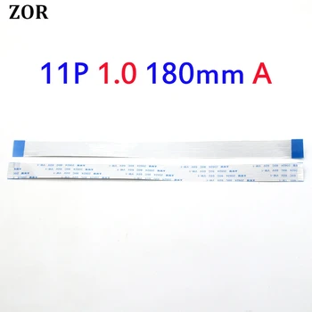 

1/2pcs FFC FPC flat flexible cable type A 1.0mm pitch 11 pin forward Length 180mm 18cm Width 12mm Ribbon Flex 11pin