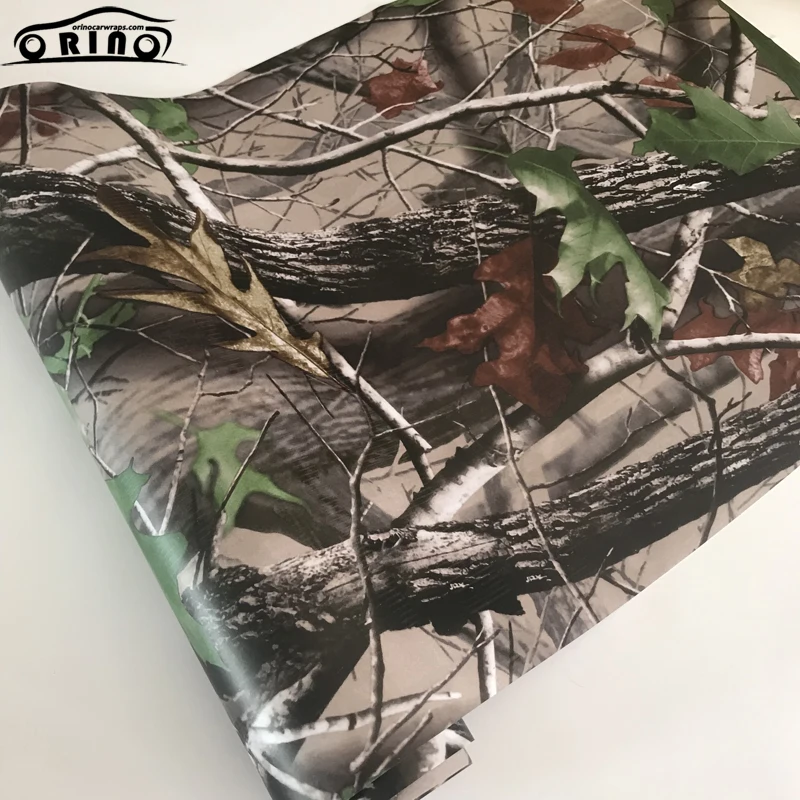 Shadow Grass Realtree виниловая пленка ORINO камуфляжная обертка с воздушными пузырьками клейкая наклейка для автомобиля Наклейка на мотоцикл обертка ping