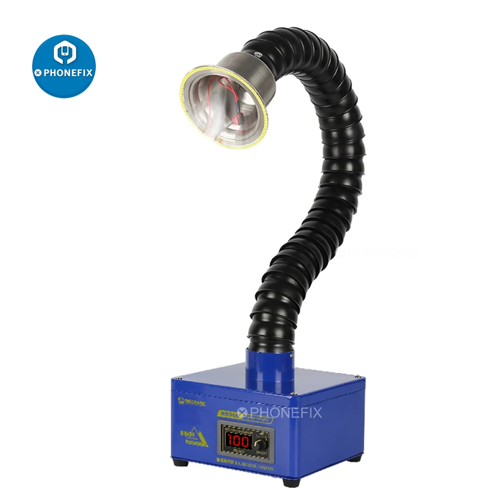 

Mechanic 150W Laser Smoke Absorber Solder Fume Extractor Welding Smoke Purifier Machine Phone Soldering repair Dust Extractor